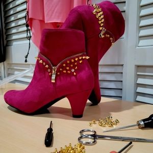 Amaranth/Red Heels-Custom